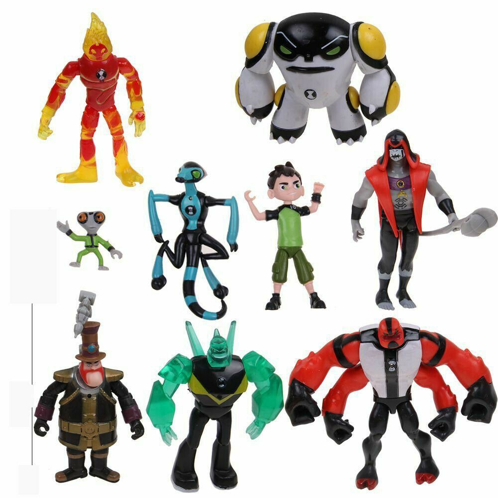 Set 9 Mô Hình Đồ Chơi Nhân Vật Trong Ben 10 Xlr8