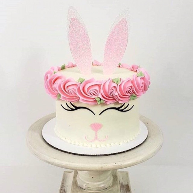 Bộ tai thỏ trang trí bánh kem (178)