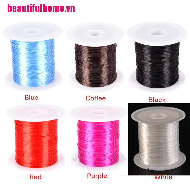 Cuộn dây cao su co giãn làm đồ trang sức thủ công đường kính 1mm