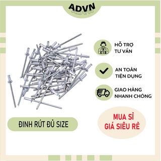 Đinh rút 3li, 4li, 5li, đinh rive đủ size dài ngắn