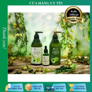 [CHÍNH HÃNG] Bộ Ba Sản Phẩm Dầu Gội-Dẩu Xả-Serum Amla LACO Kích Thích và Ngăn Rụng Tóc