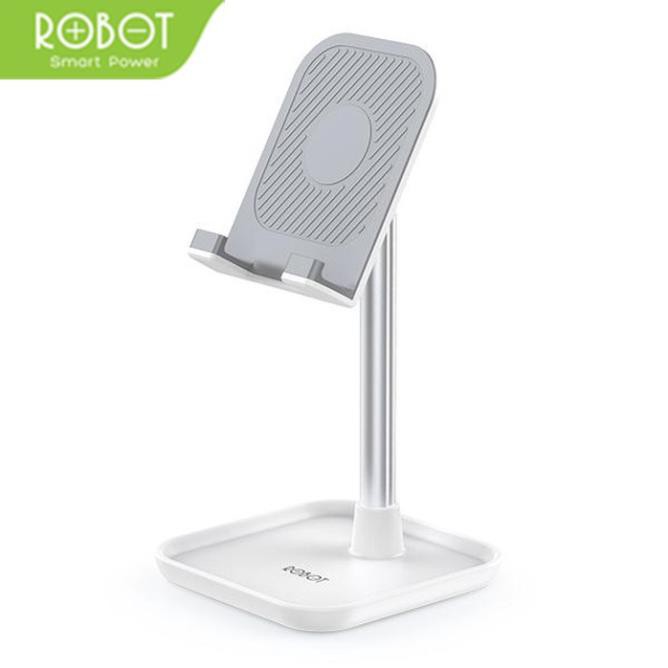 Giá Đỡ Điện Thoại/Máy Tính Bảng ROBOT RT-US04 Hợp Kim Nhôm Cao Cấp Tăng Giảm Chiều Cao Đế Vững Chắc Kiểu Dáng Nhỏ Gọn