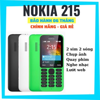 Điện thoại 2 sim giá rẻ Nokia 215