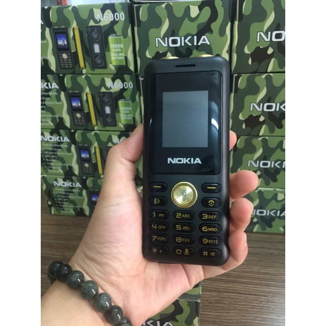 Điện thoại 4 sim pin khủng cho người già Nokia N6000 loa to giá rẻ thay đổi giọng nói