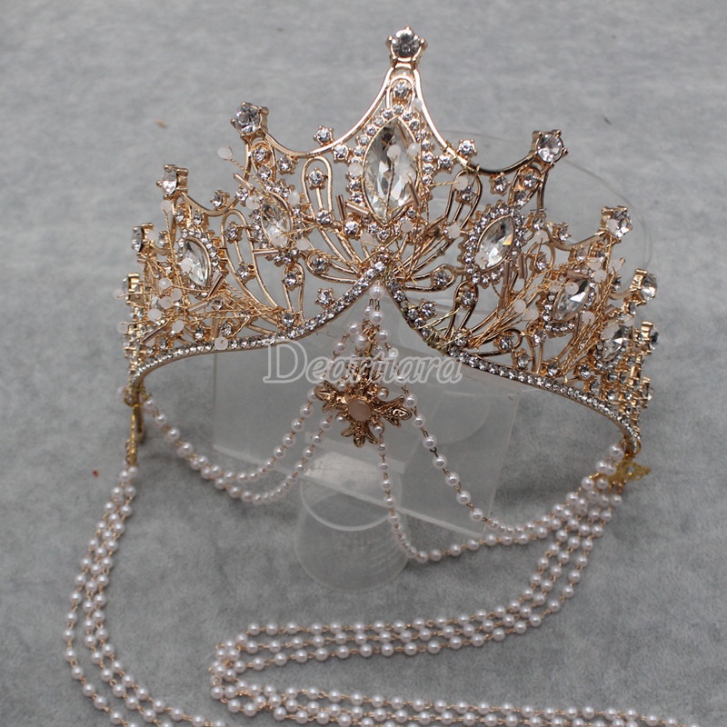 Vương miện trang trí tóc phong cách lolita xinh xắn