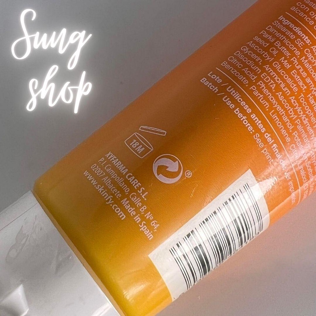 Kem dưỡng da tay Skinfy Vitamin C làm mềm ẩm mịn làm sáng và bảo vệ da tay