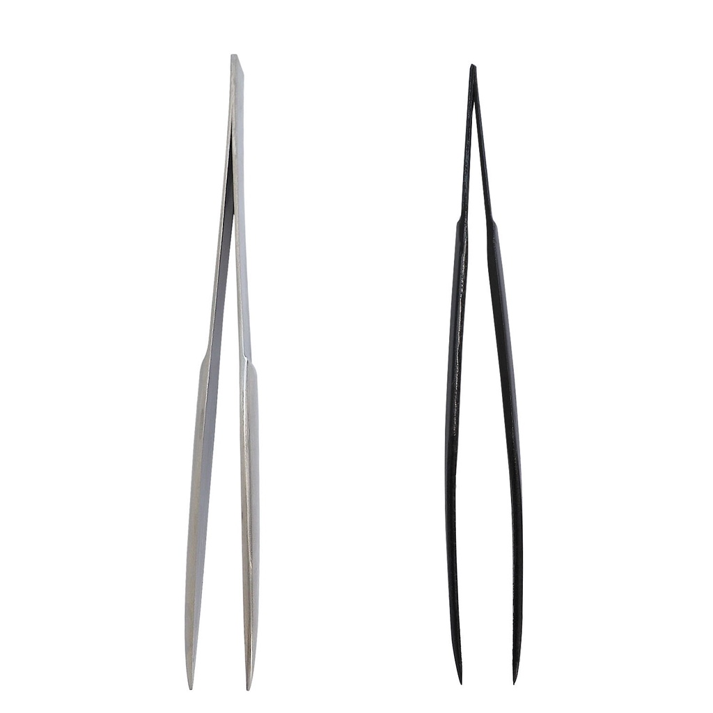 Nhíp Đầu Thẳng / Cong Bằng Thép Không Gỉ Chất Lượng Cao Dùng Làm Trang Sức