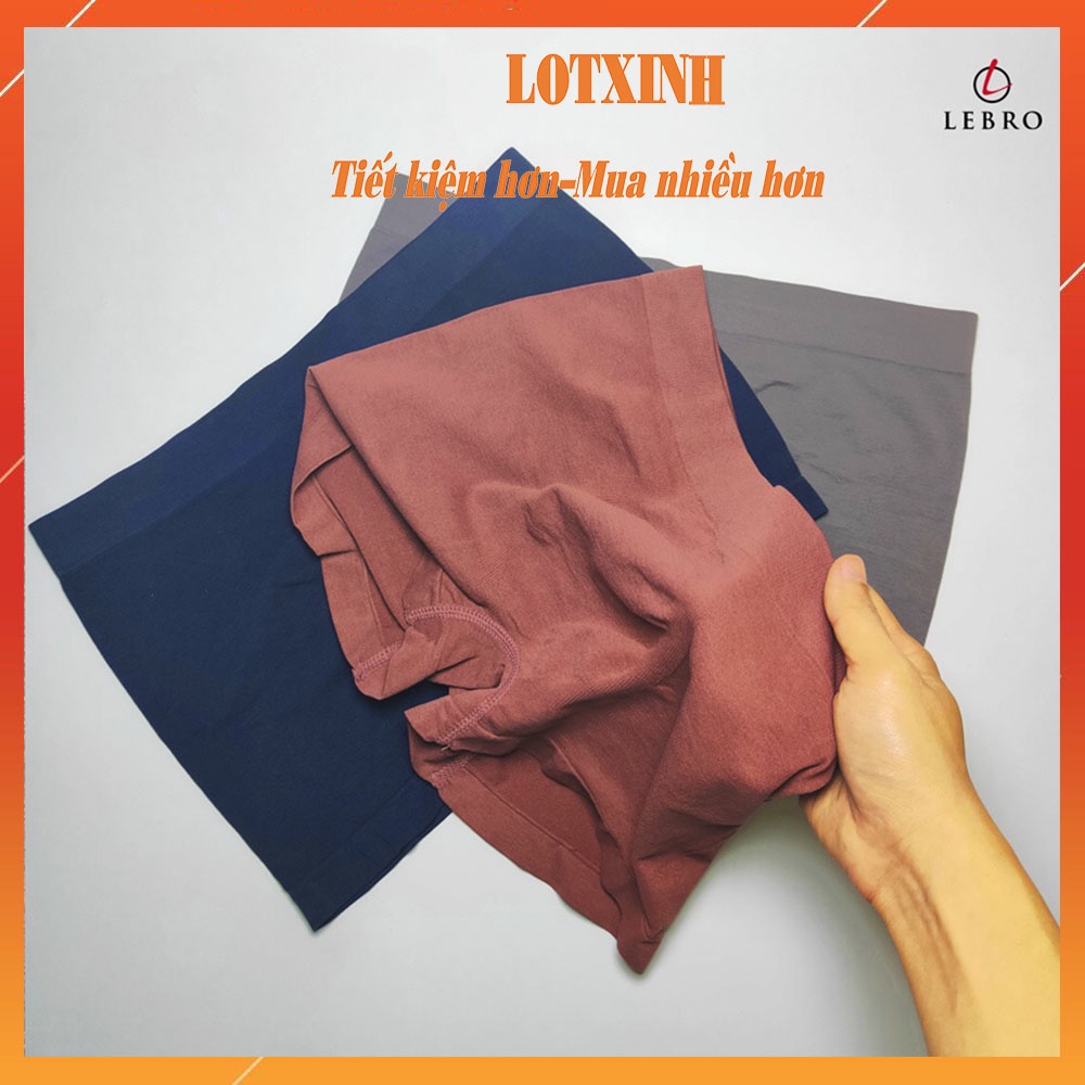 SET 3 Quần sịp đùi nam, quần lót boxer nam Dệt kim co dãn 4 chiều thấm hút tối đa LOTXINH