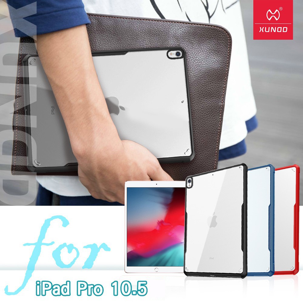 Ốp lưng iPad Air 3 / iPad Pro 10.5 inch, Chính hãng XUNDD, Chống shock, Mặt lưng trong suốt, Viền TPU | BigBuy360 - bigbuy360.vn