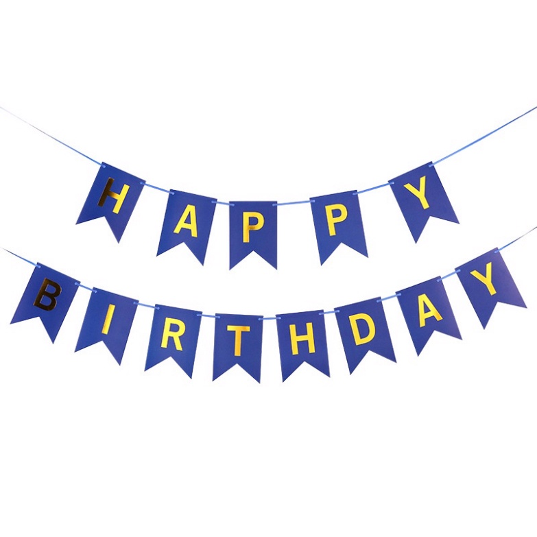 Dây chữ trang trí phòng sinh nhật  dây chữ happy birthday