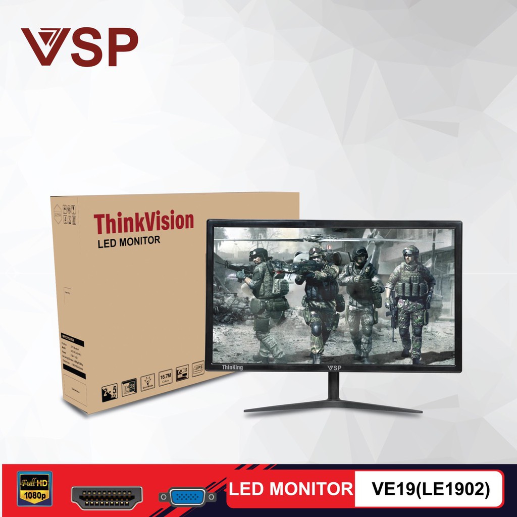 Màn hình LCD 19" VSP VE19 LE1902 Đen New 100% FullBox