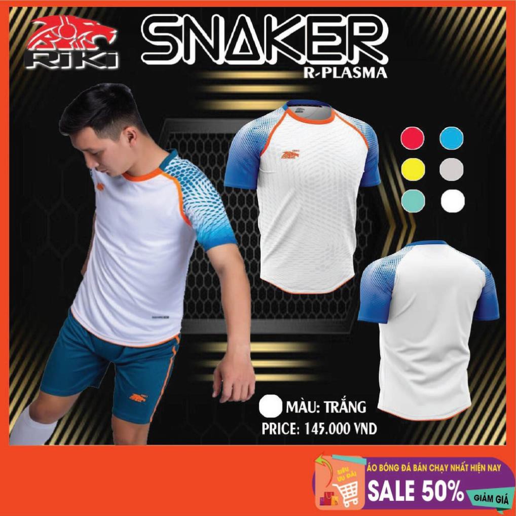 Bộ áo bóng đá không logo RiKi Snaker sẵn kho, giá tốt