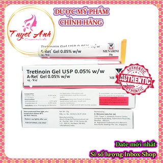 Tretinoin Aret Gel USP, Tretinoin 0.05% - Gel hỗ trợ giảm mụn, chống lão hóa