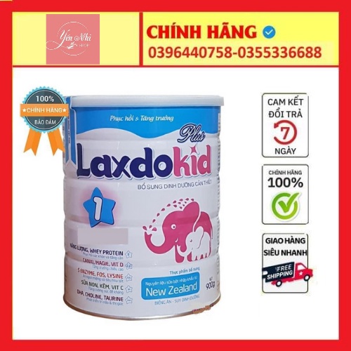 Sữa bột Laxdokid số 1 900g date 2023.