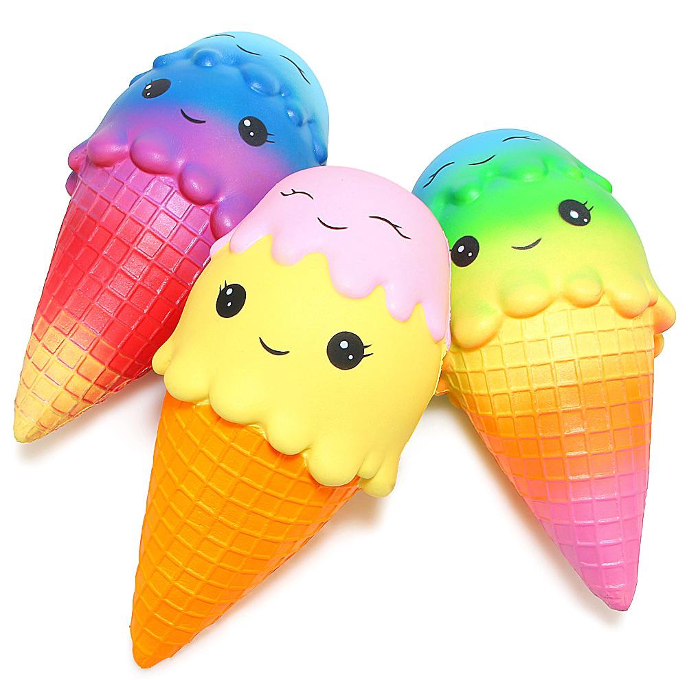 Đồ chơi squishy thư giãn hình que kem kích thước 22cm nhiều màu xinh xắn
