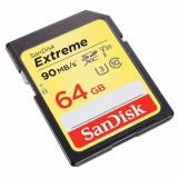 Thẻ nhớ SDXC SanDisk Extreme V30 64GB Class 10 UHS-I Class10 U3 90MB/s (Gold)