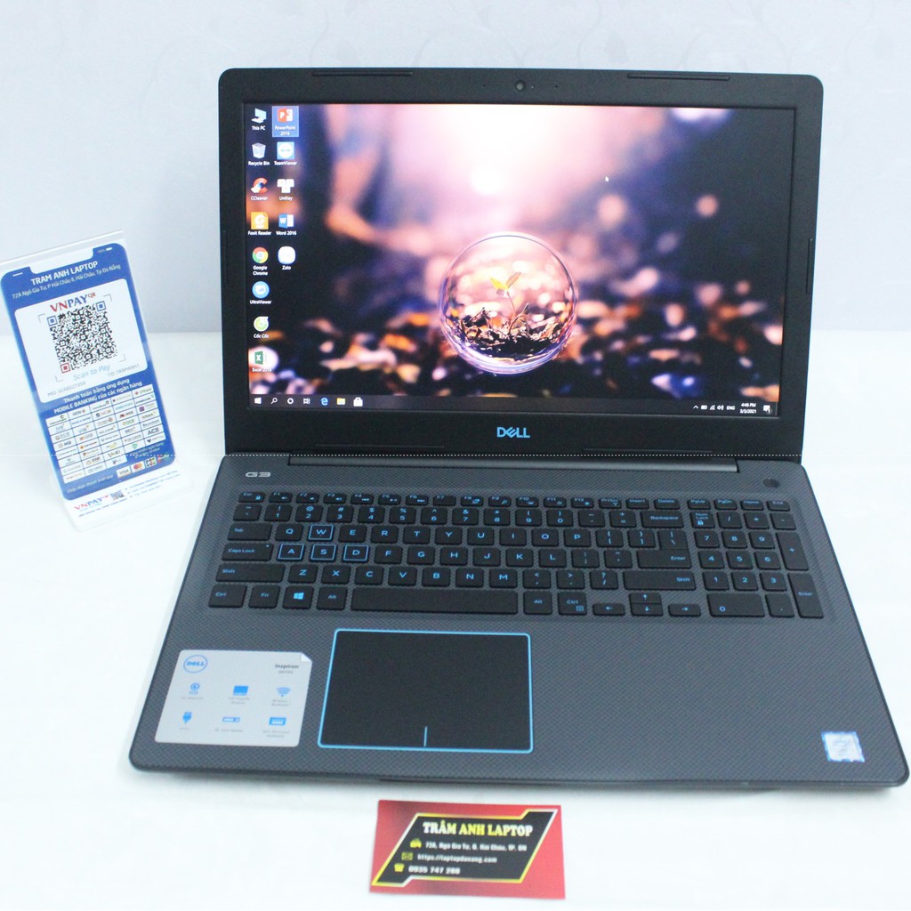 Laptop Dell G3-3579 - i7-8750H - 8GB - SSD 128GB + 500GB - GTX1050 | Cấu hình chiến mọi loại game | BigBuy360 - bigbuy360.vn