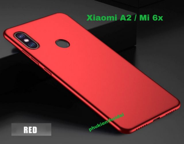 Ốp Xiaomi A2 Mi 6x nhám nhung nhựa mỏng 1