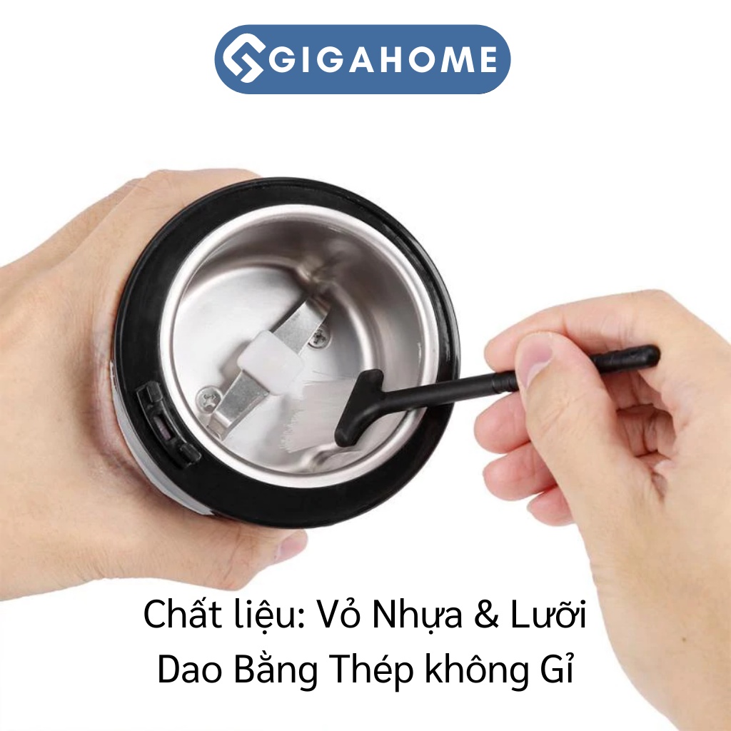 Máy Xay Nghiền Hạt Khô, Bột Ngũ Cốc, Cà Phê GIGAHOME Cực Nhanh, Nhỏ Gọn 9585