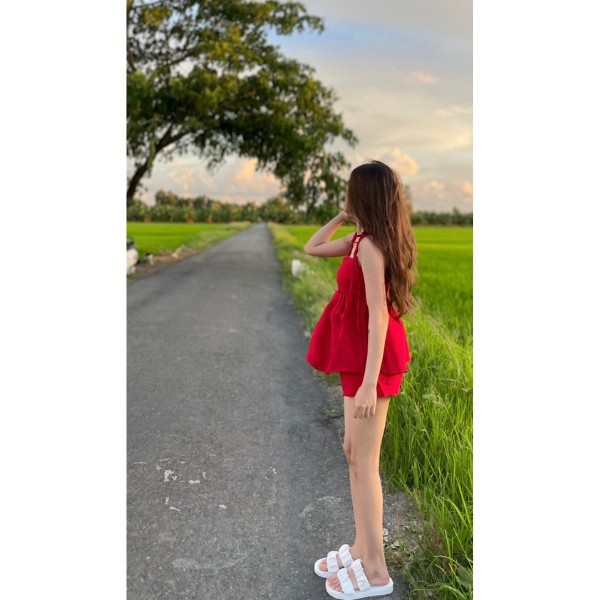 Set babydoll kèm quần cao cấp PLS12