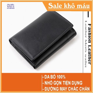 Ví đứng nam ⚜️freeship⚜️ ví da bò nam