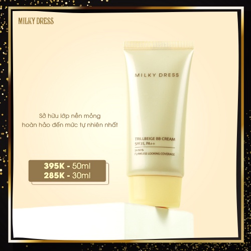 Kem lót trang điểm 3 tác dụng dành cho da dầu, da hỗn hợp SPF35 PA++ Milky Dress - BOBSHOP