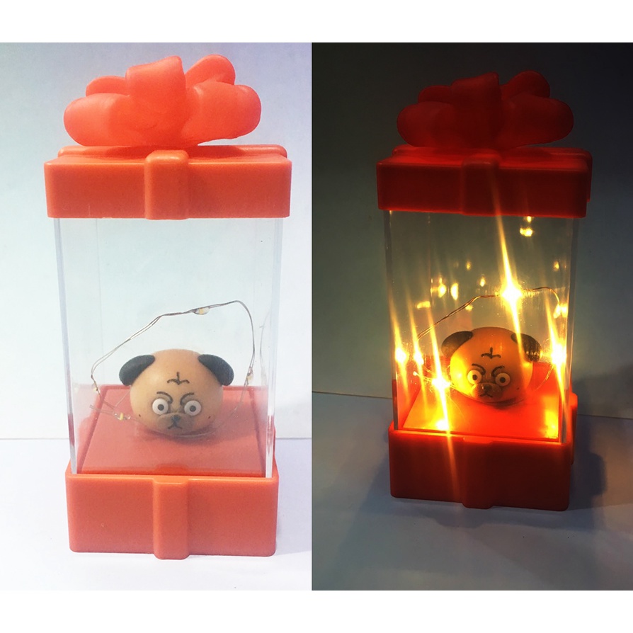 đèn ngủ hộp quà hoàng thượng mèo DHQ23 dễ thương cute hoạt hình