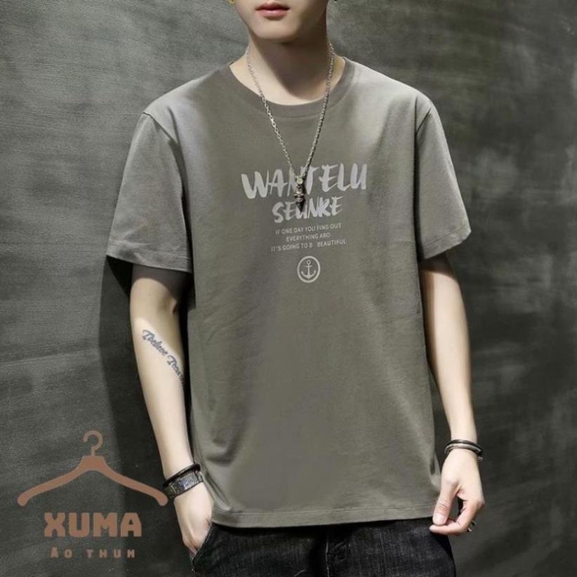 Áo phông áo thun nam cổ tròn 4 chiều cotton trơn thun lạnh nhiều màu xuma ! !