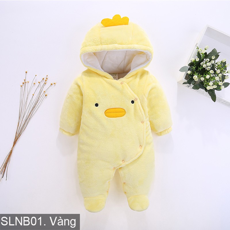 Body ủ ấm nỉ bông 3 lớp cho bé Hàng cao cấp xuất Nhật SLNB01