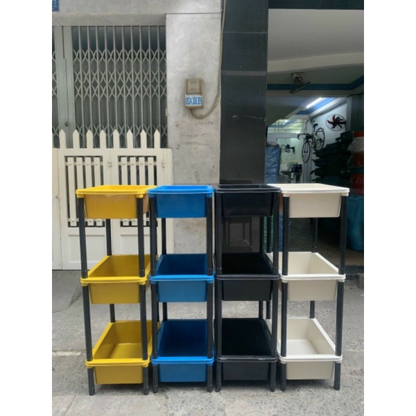 Bộ Khay Chậu 3 Tầng Nuôi Cá 65x42x16cm loại dầy