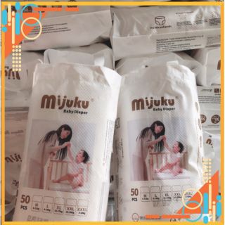 Bỉm quần Mijuku chính hãng Xuất Nhật bịch 50 miếng 50M, 50L,50XL, 50XXL