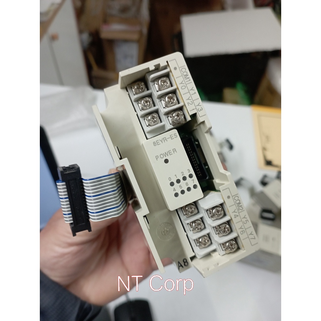 Mô đun mở rộng tín hiệu đầu ra AX0N-8EYR-ES, AX0N-16EYR-ES cho PLC Mitsubishi và Shihlin dùng như module FX2N-16EYR