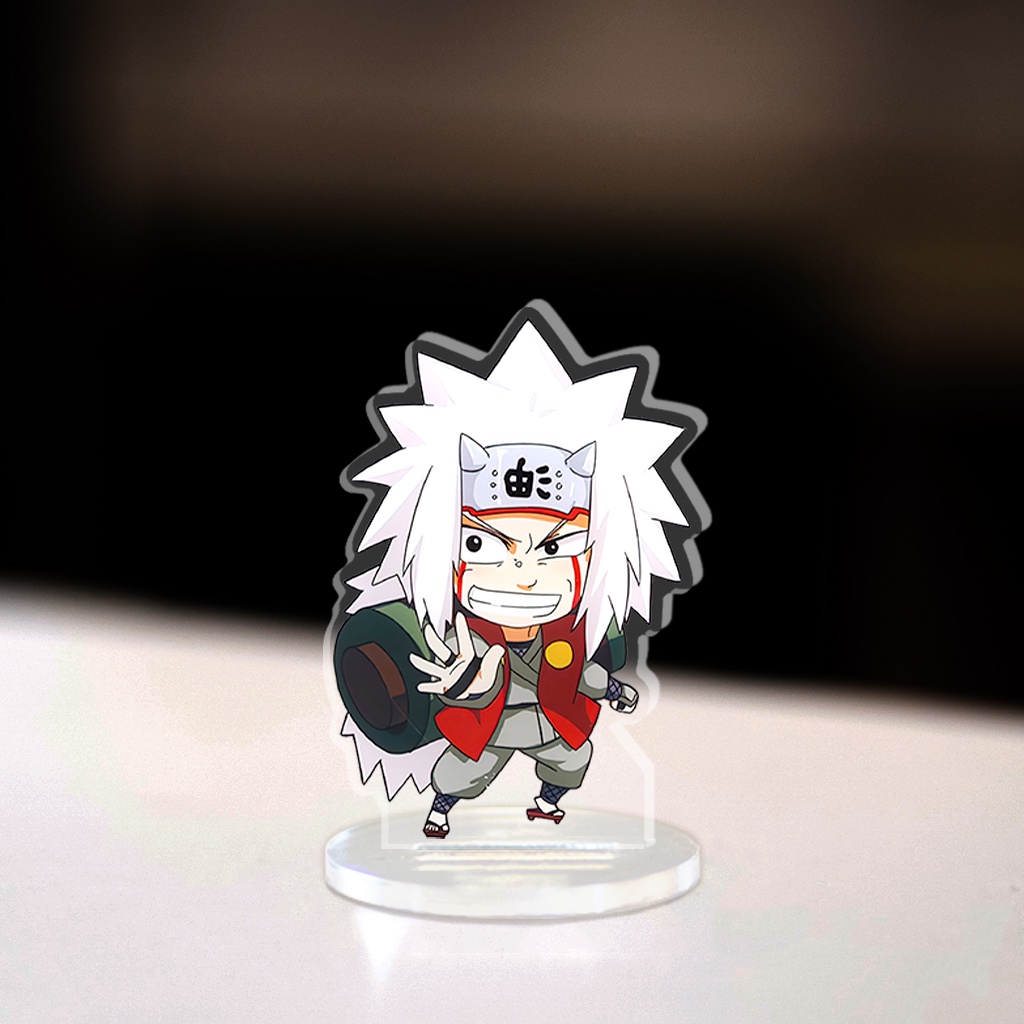 Mô hình Mini Naruto Standee Chibi Anime Manga nhân vật Itachi Sasuke Mandara Hinata trang trí học tập cao 3cm HM Decor