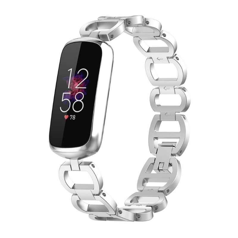 Dây Đeo Kim Loại Thời Trang Cho Đồng Hồ Thông Minh Fitbit-Luxe