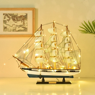 Aimi bắc âu sáng tạo có đèn thuyền buồm thủ công mỹ nghệ trang trí phòng khách tủ rượu trang trí quà tặng sinh nhật