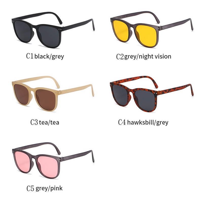 Mới Kính Mát Gọng Tròn Chống Tia UV Thời Trang Dành Cho Cả Nam Và Nữ