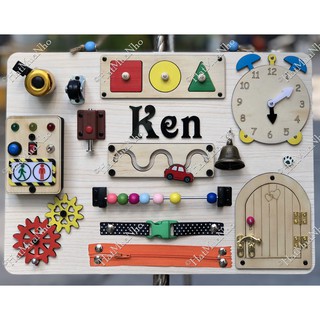 Busy board đồ chơi cho bé | Bảng bận rộn mini du lịch