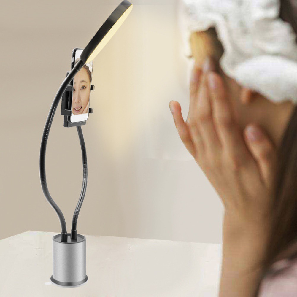 Đèn Led Tròn Hỗ Trợ Chụp Ảnh Cho Điện Thoại