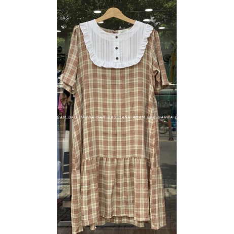 [HCM] Đầm bầu dễ thương cho mẹ trẻ hàng cotton thoáng mát mềm không nhăn kiểu trẻ giá rẻ free size 40-65kg