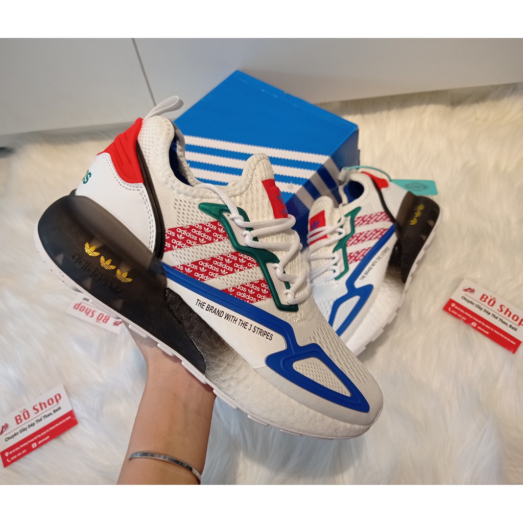GIÀY THỂ THAO NAM NỮ ADIDAS ZX 2K BOOST THE BRAND WITH 3 STRIPES