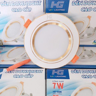 Đèn Led Âm Trần Downlight 7W Đổi Màu 3 Chế Độ