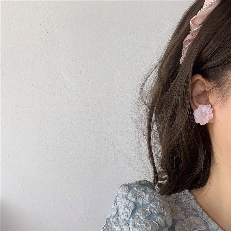 Khuyên Tai Hình Hoa Trà Dễ Thương Thời Trang Xuân Hè 2022
