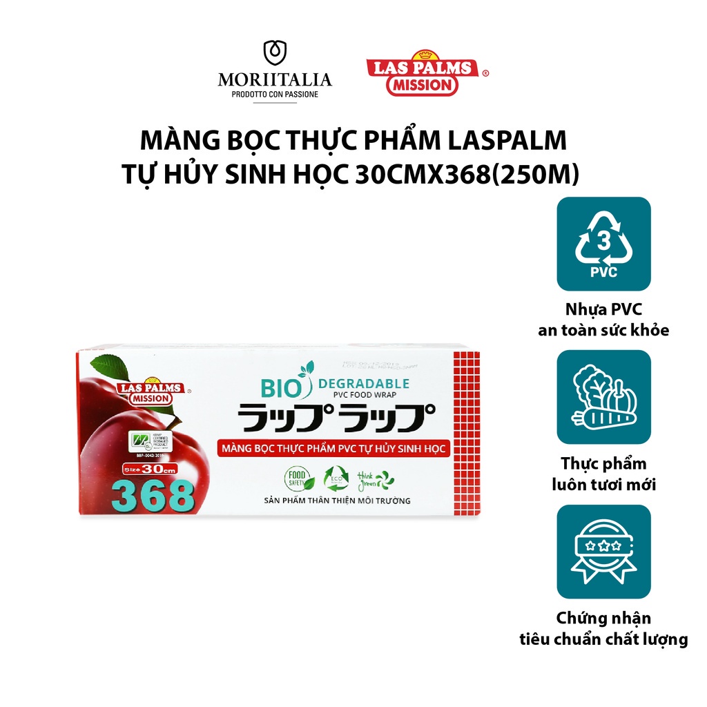 Màng bọc thực phẩm Laspalm tự hủy sinh học Moriitalia MBTP00006354