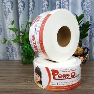 Giấy vệ sinh cuộn lớn Ponyo 700g