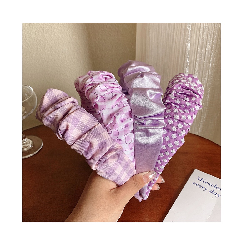 Băng Đô Màu Tím Dễ Thương Dành Cho Nữ