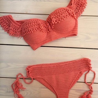 Set bikini len móc sb059