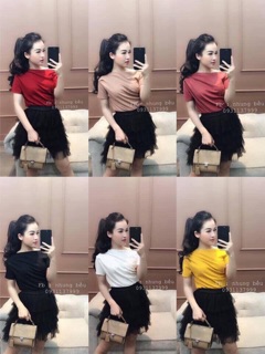 Áo thun trễ vai