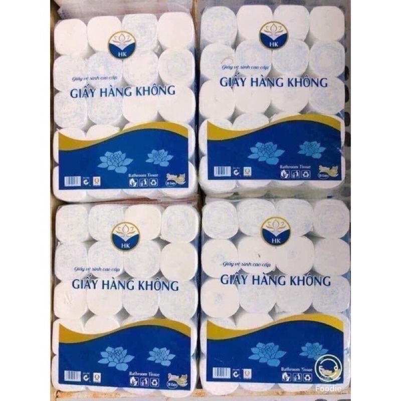 Giấy Vệ Sinh Hàng Không Lốc 20 Cuộn Siêu Dai