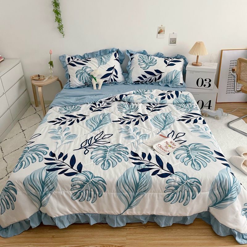 [ FREE SHIP ] - Chăn ga gối COTTON Đũi bèo (NHIỀU MẪU)