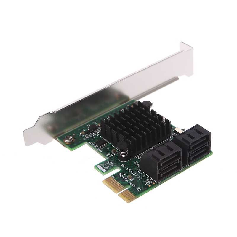 Card Mở Rộng Pci Express 1x Sang 4-port Sata 3.0 6g cho HĐ